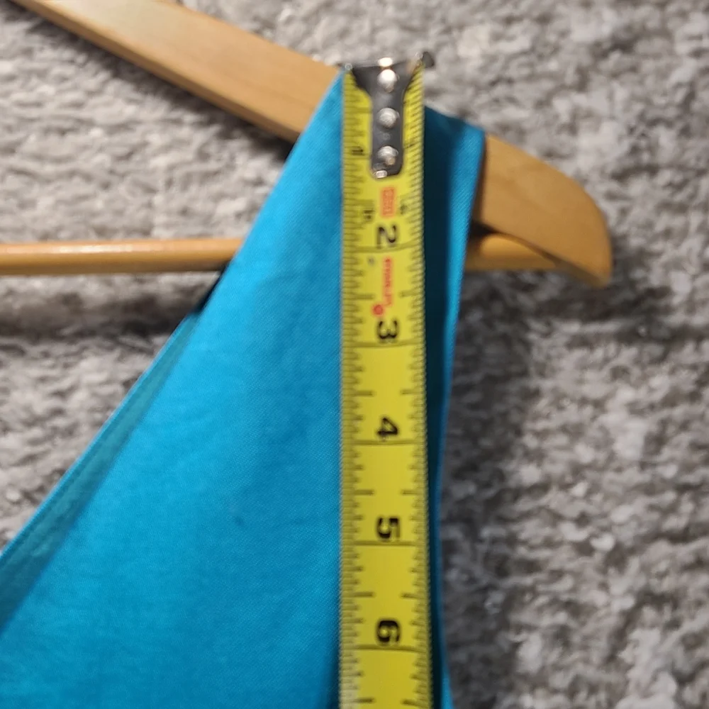 Kate Spade Evie Shift Blue Silk Blend Sleeveless‎ V-Neck Lined Bow Dress Size 8